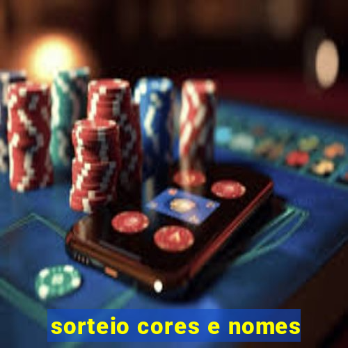 sorteio cores e nomes